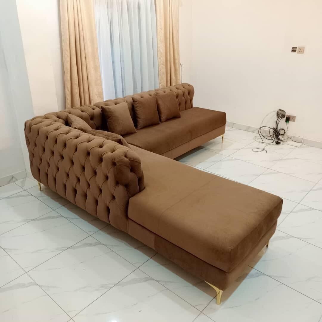 Headboard and chairs