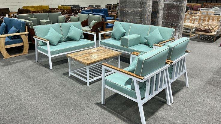 Ensemble de salon extérieur moderne