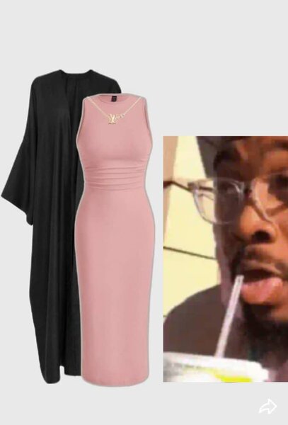 Robe élégante rose