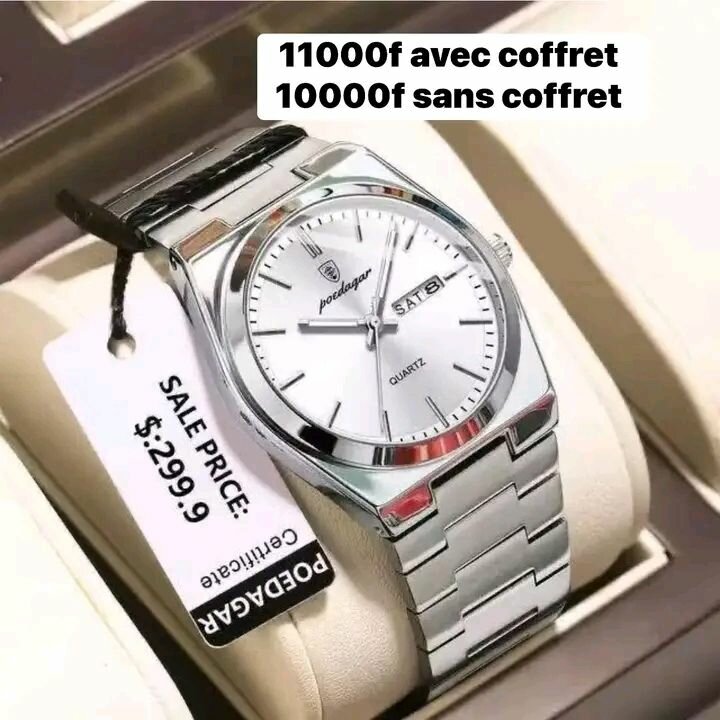 Montre en acier inoxydable Poedagar