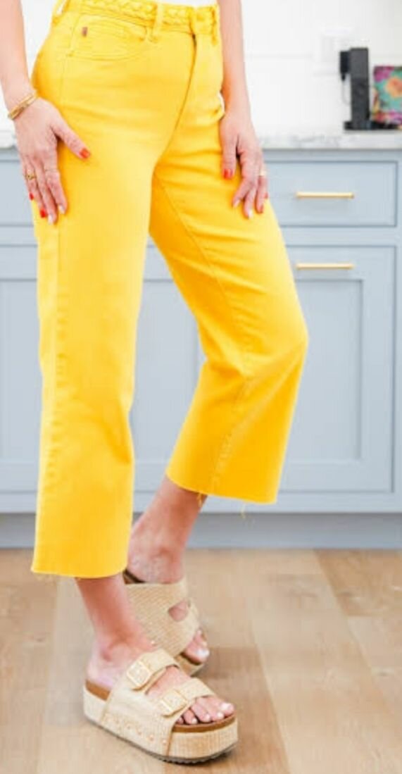 Yellow jeans