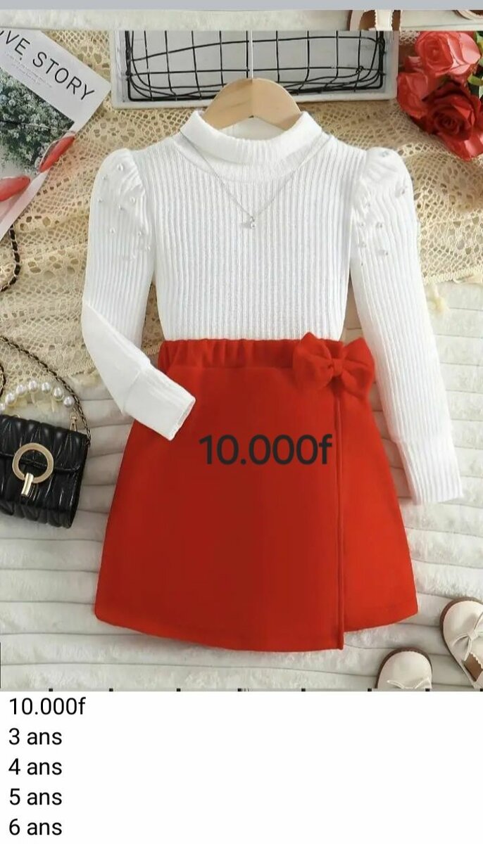 Ensemble élégant pour filles