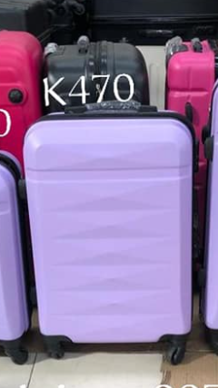 Travel medium bag in lilac color