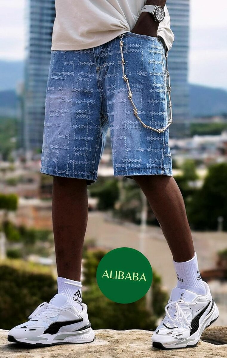 Shorts en Jean Tendance Homme