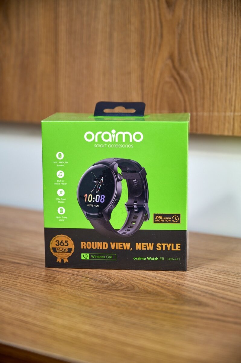 oraimo Watch ER 1.43'' AMOLED IP68 Smart Watch