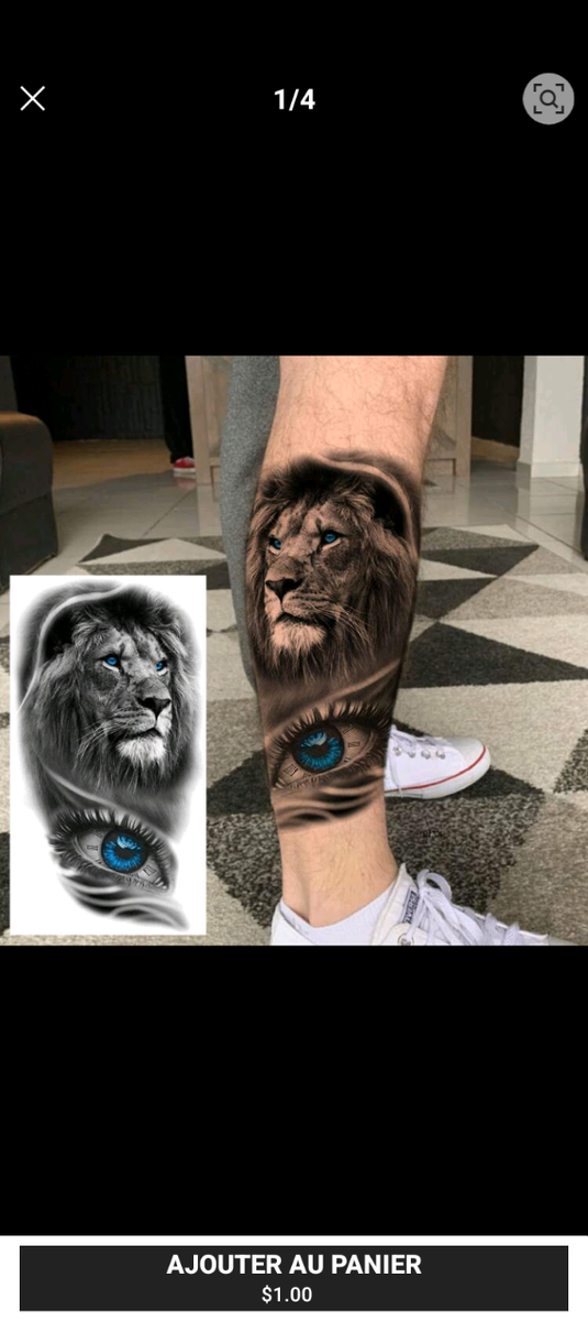 Tatouages Temporaires Animaux