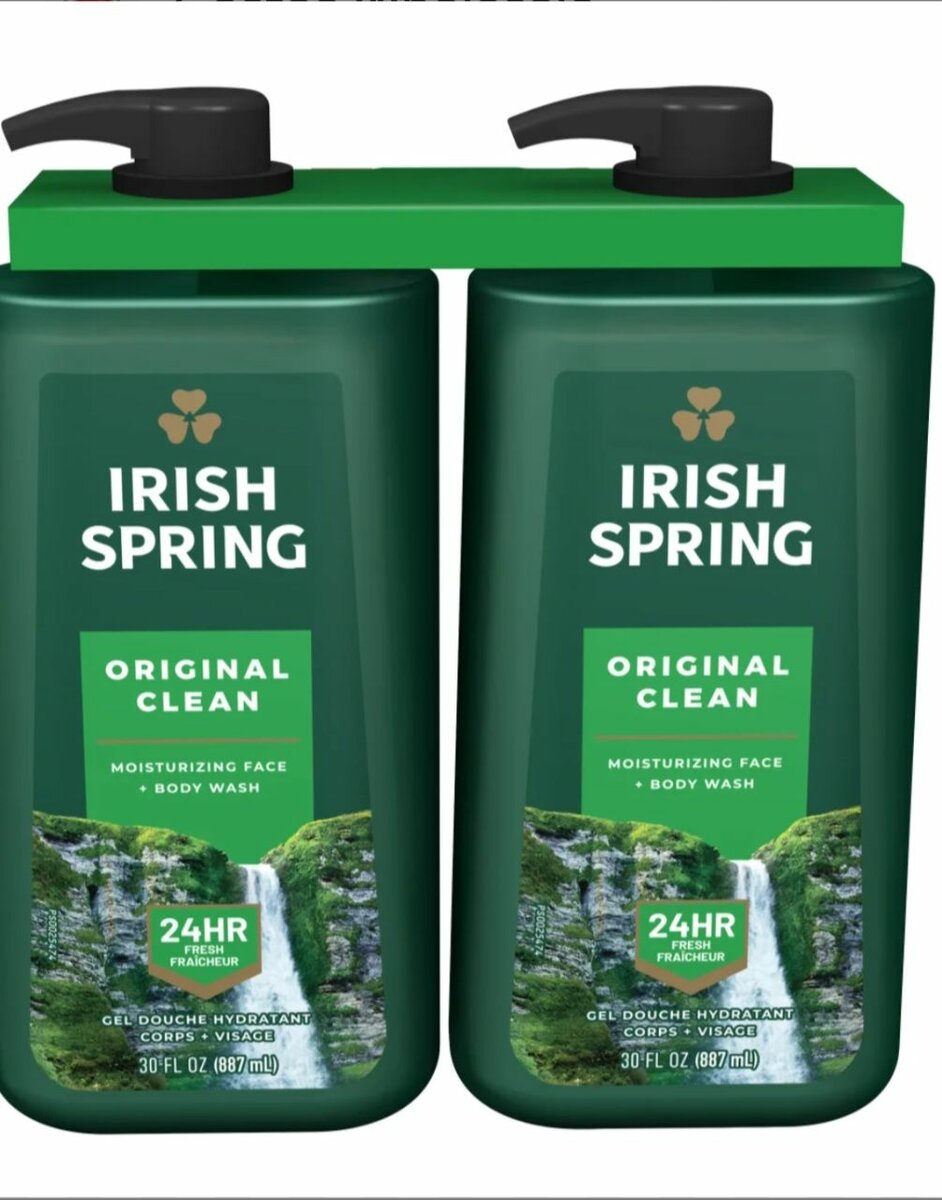 Irish spring bathing gel