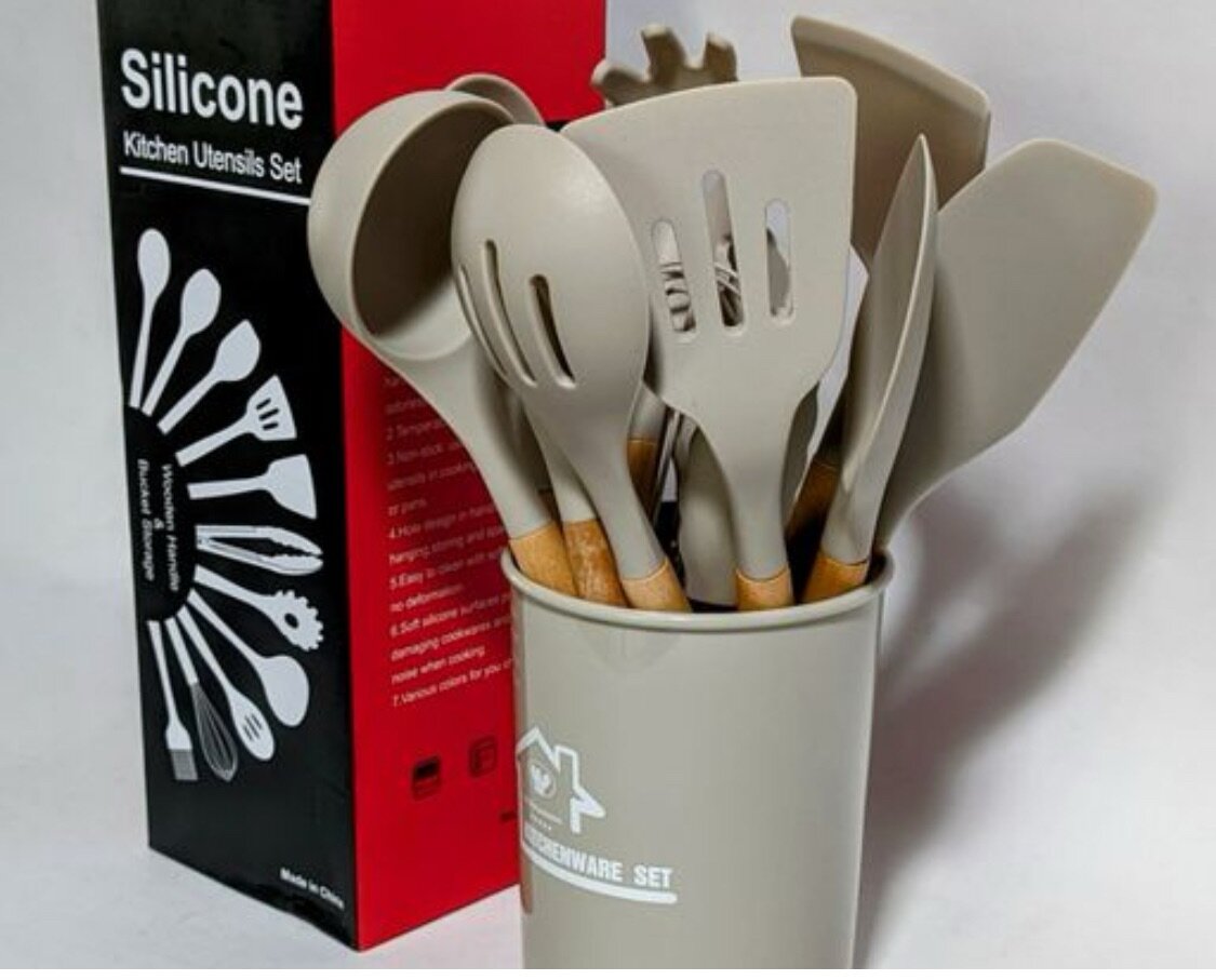 12-Piece Silicone Kitchen Utensil Set