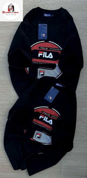 Sweatshirt Fila Italia Noir