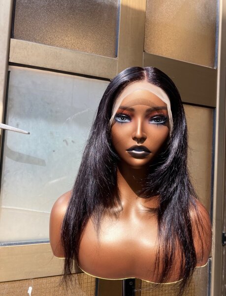 16 inches Straight human hair