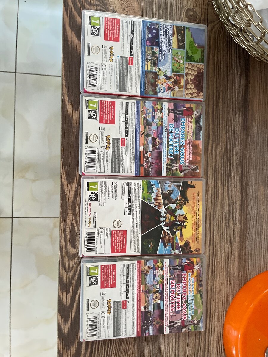 4 Disquette Nitendo switch