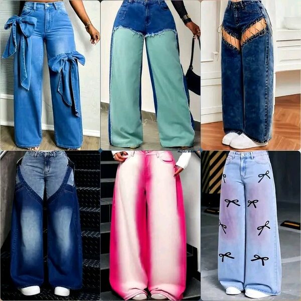 Jeans évasés tendance femme