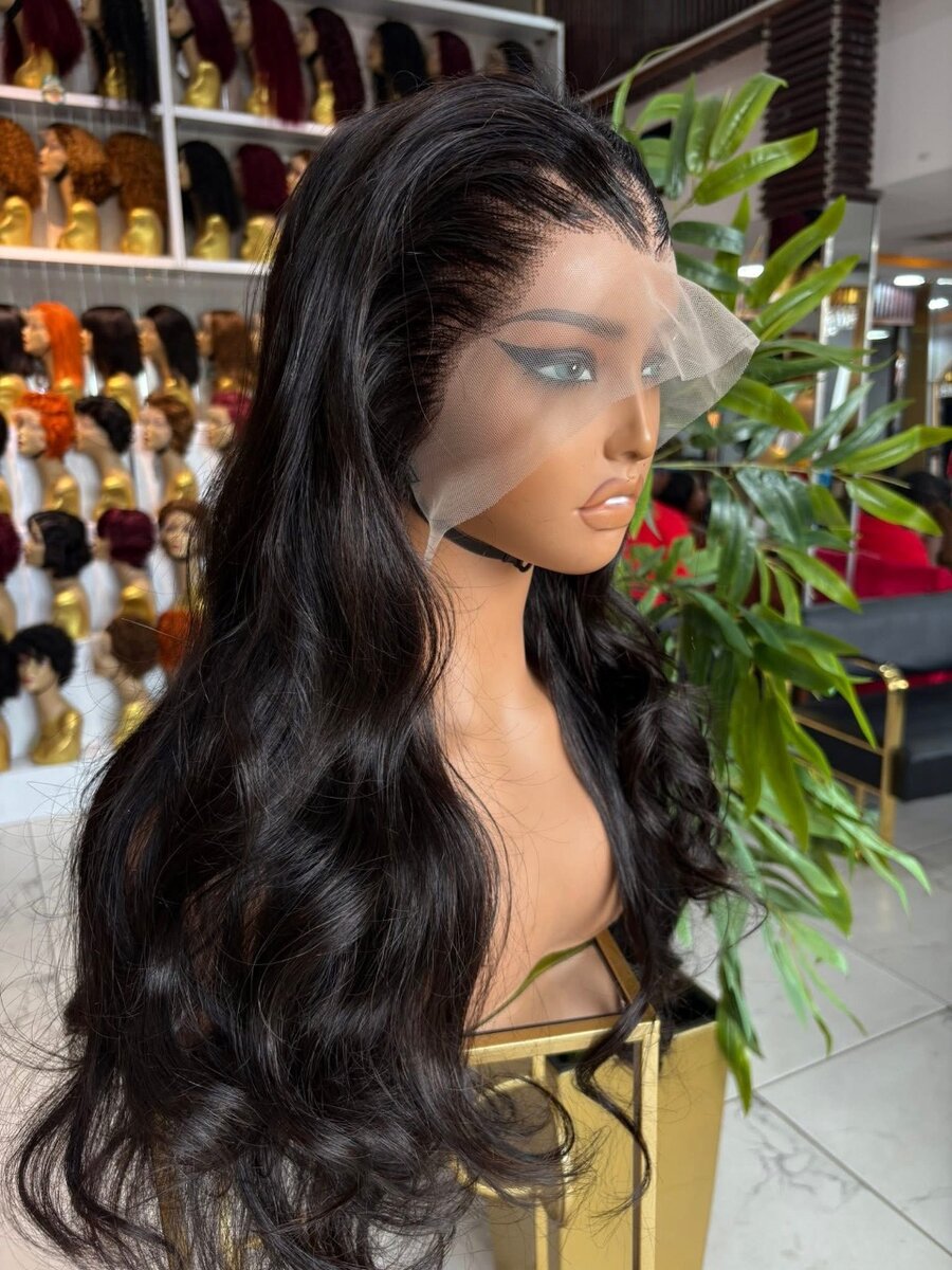 Perruque dentelle ondulée