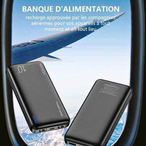 Ace Elec Power Banks Compatible Smartphone 10.000mah.