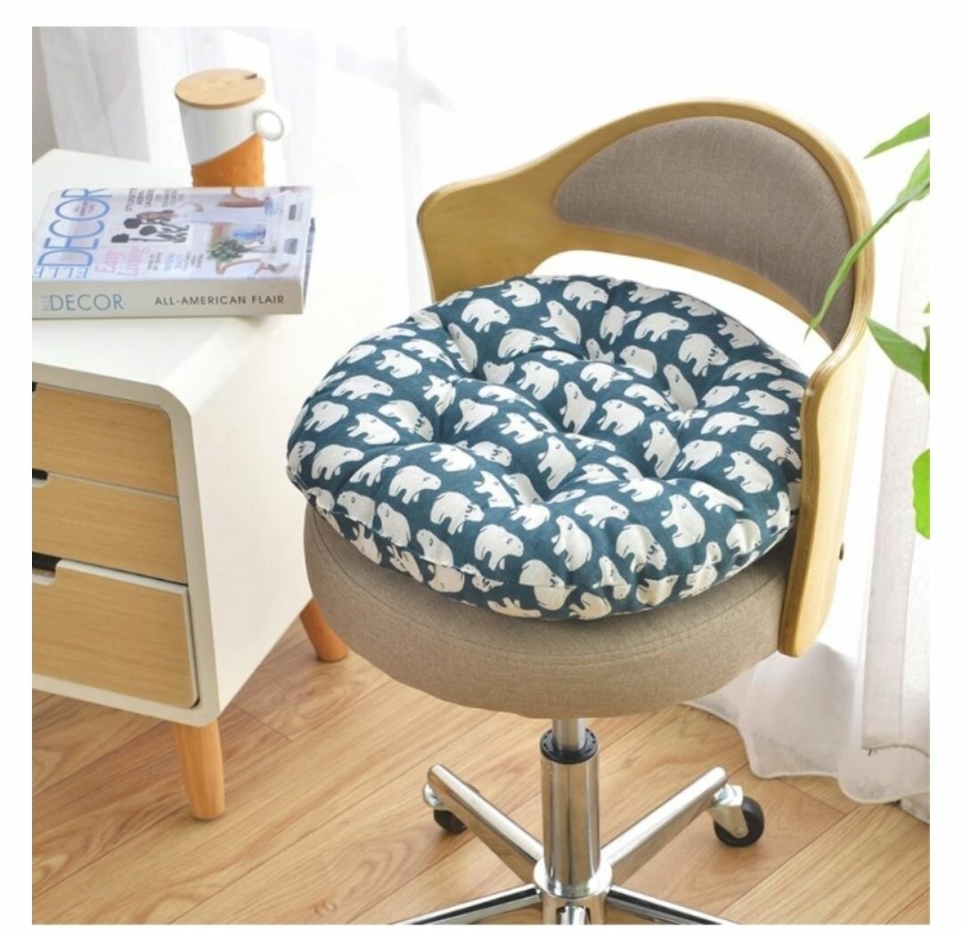 THICKEN TATAMI ROUND CHAIR SOFT SEAT PAD CUSHION