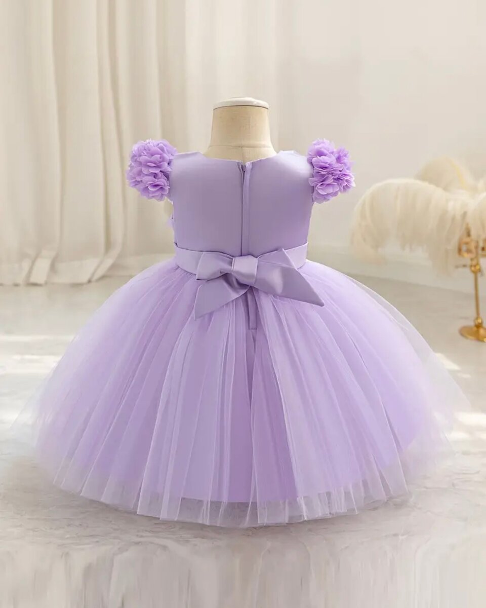 Robe en tulle lavande 1-2ans