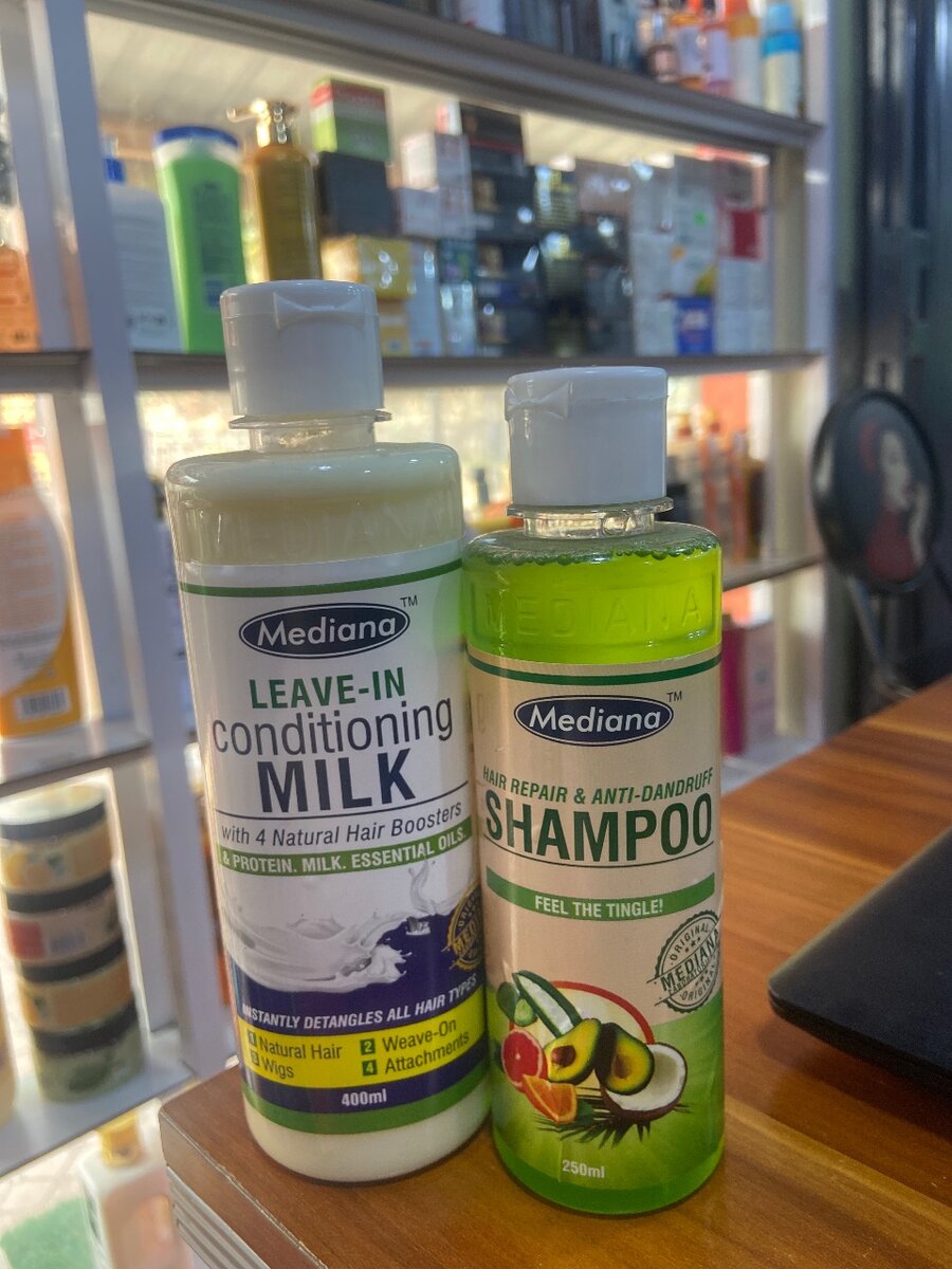Mediana Hair shampoo and conditioner