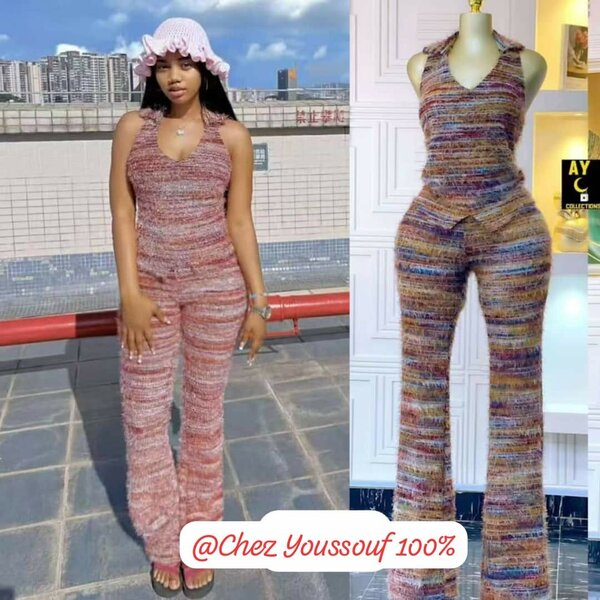 Robe asymétrique bleue