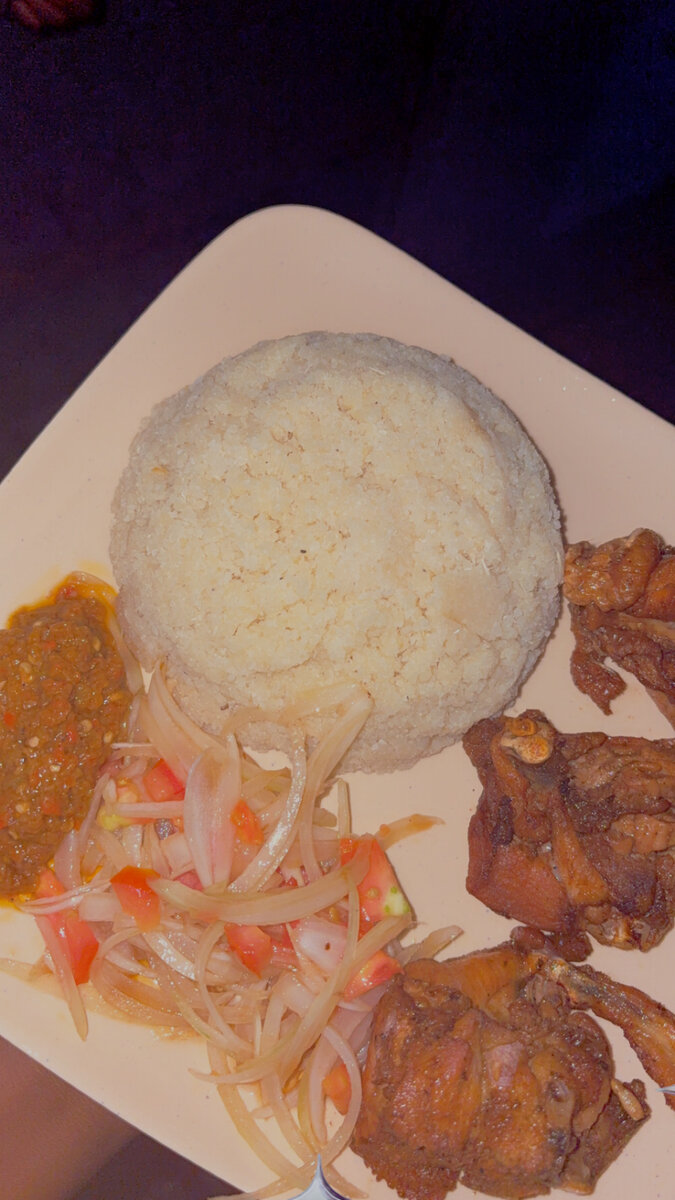 Plat d´escargots/ poulets frit