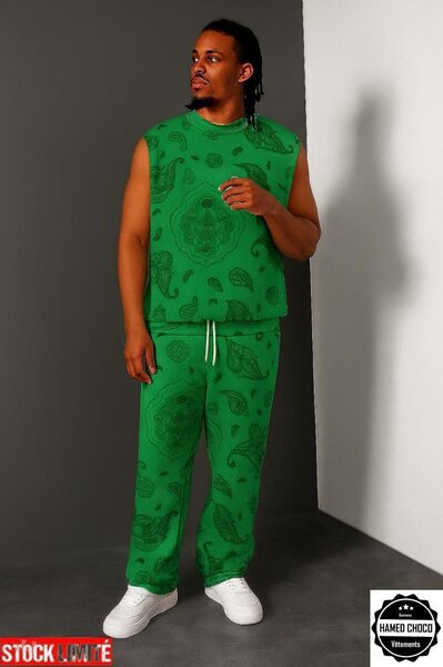 Ensemble sans manches pour hommes