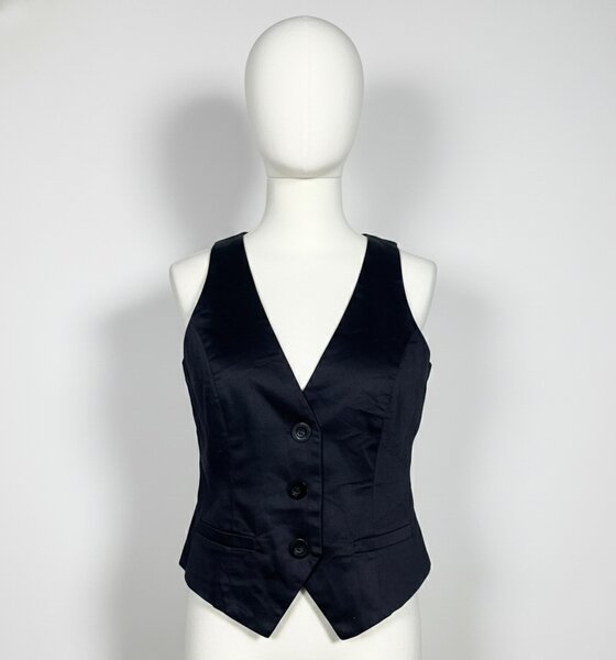 Gilet élégant noir femme