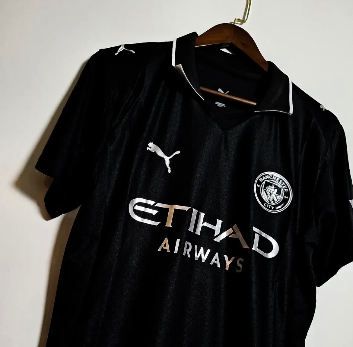 Maillot Foot Manchester City Noir