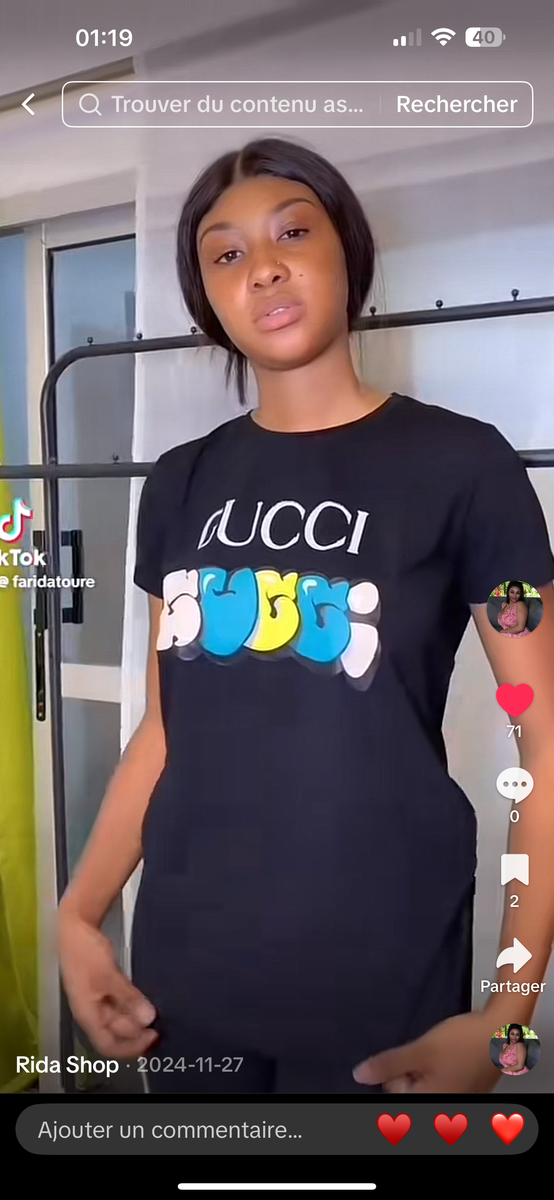 T-shirt élégant femme