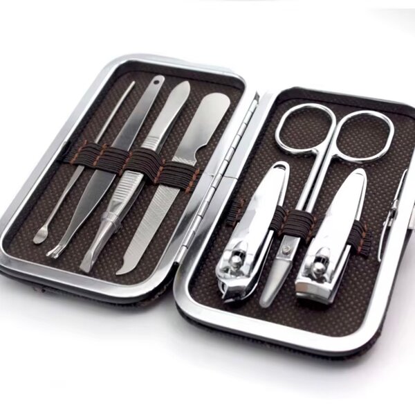 Kit de manucure en acier inoxydable