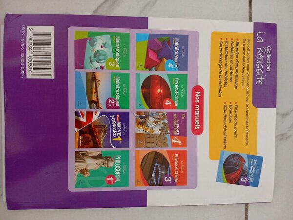 Manuel SVT 4e - La Réussite