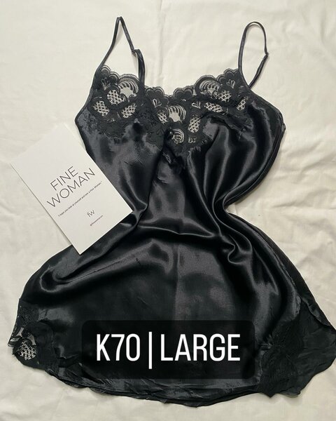 Beautiful Women's Pajama Dress black