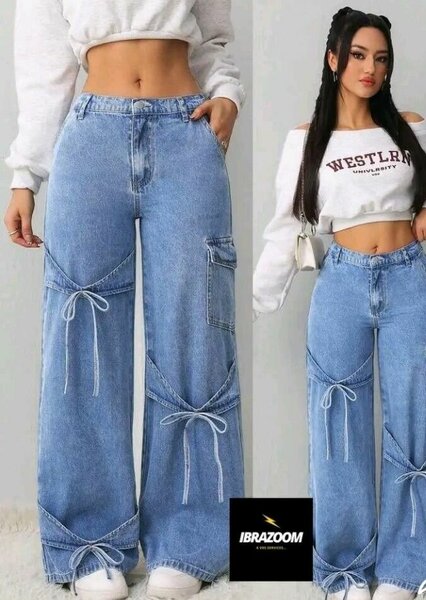 Jeans taille haute trendy