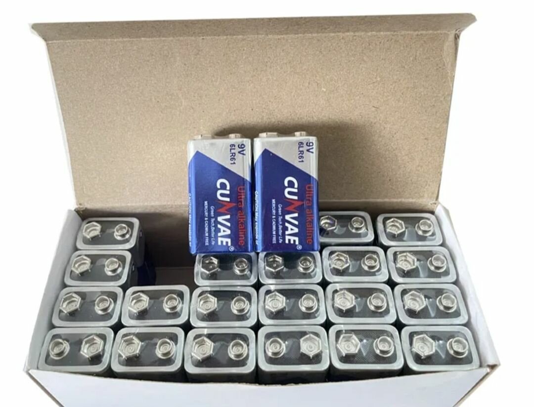Pile alcaline 9V CUNVAE