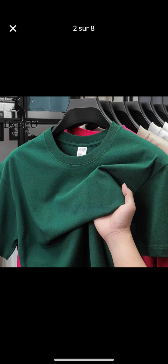 T-shirt en coton unisexe