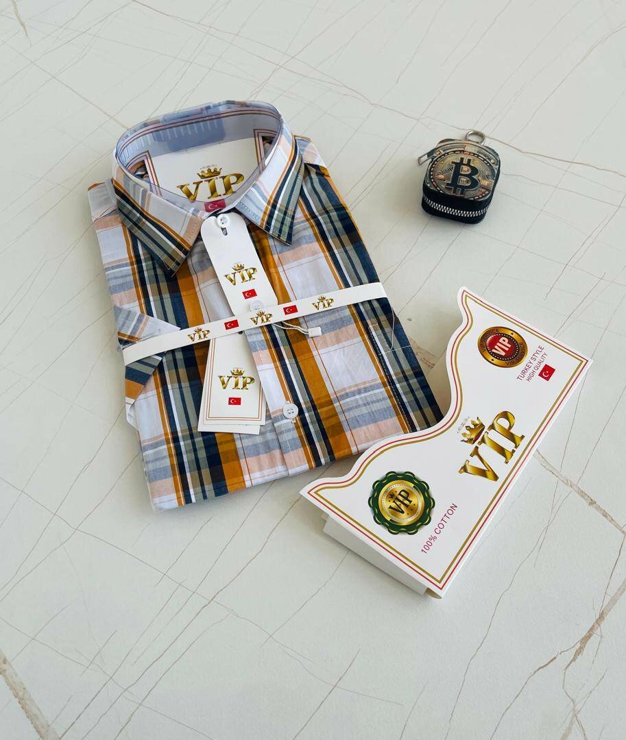 *VIP CHECK SHIRT SHORT SLEEVES