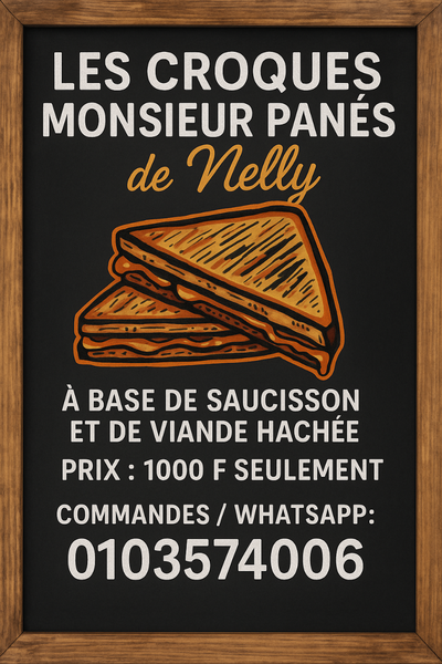 les croques Mr panés 