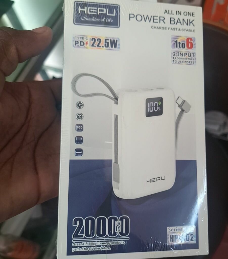HEPU Power Bank 20000mAh
