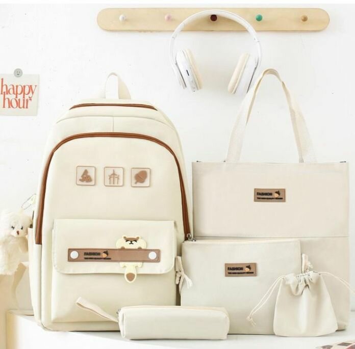 5pcs Bags with backpack