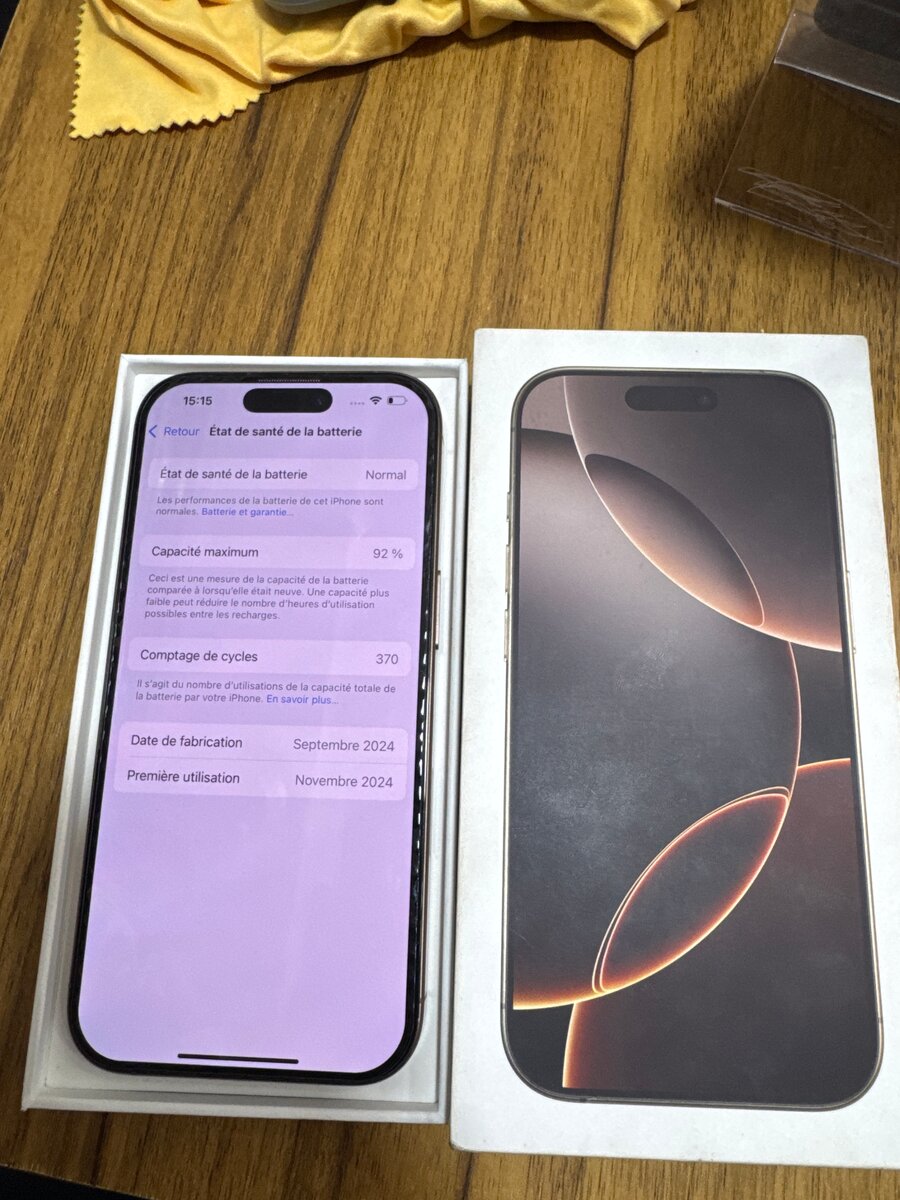 iPhone 16 pro 128gb occasion