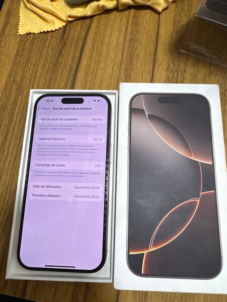 iPhone 16 pro 128gb occasion