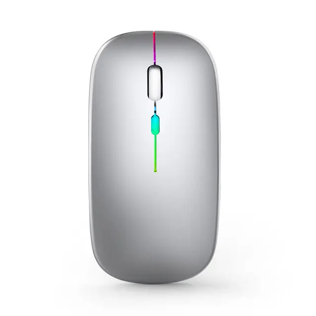 Souris Bluetooth RGB Metalique