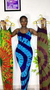 Robe longue tie-dye bohème