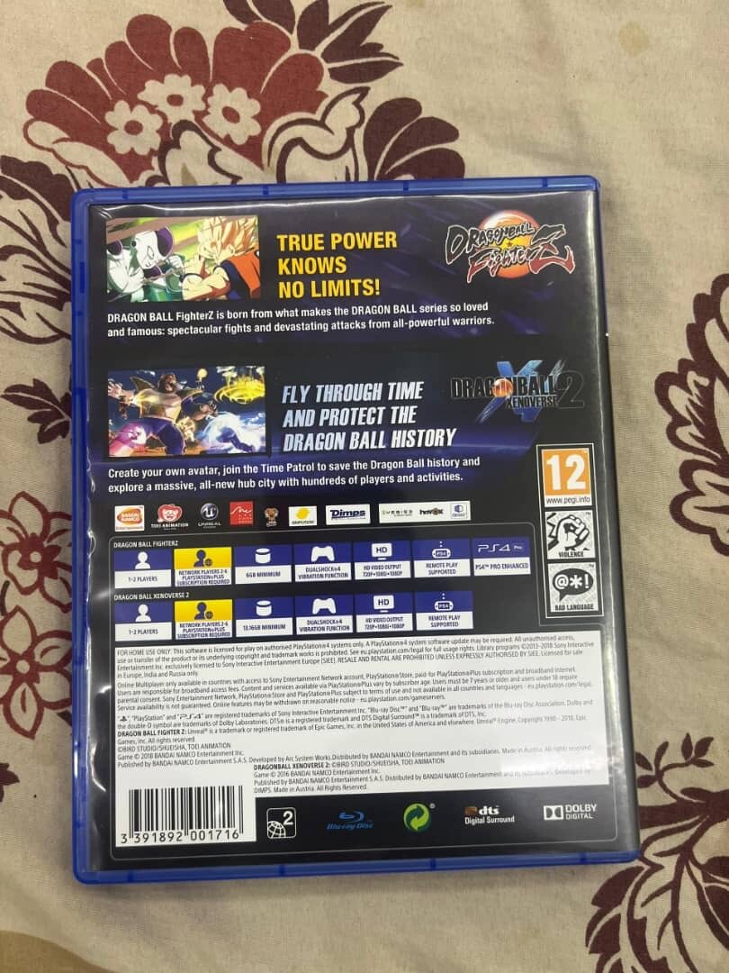 Dragon Ball FighterZ + Xenoverse 2 PS4