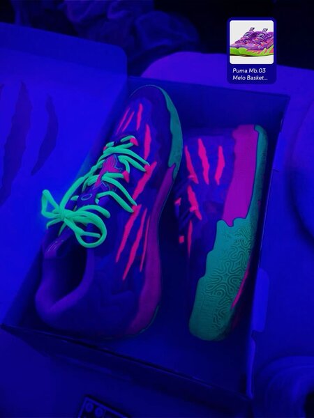 Baskets fluorescentes