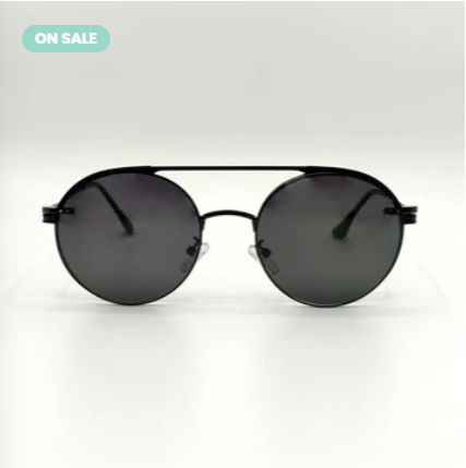 Round Black Attachment Unisex Frame