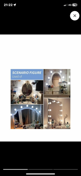Led décoratif pour miroir
