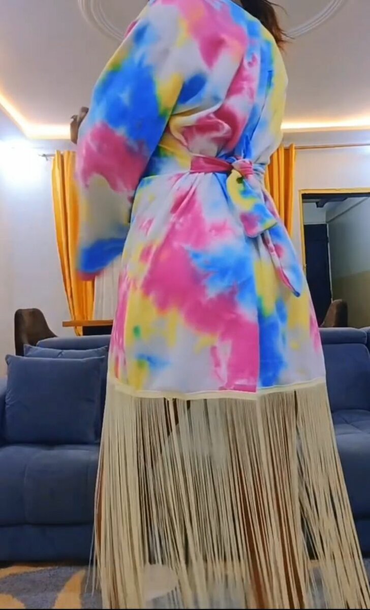 Robe Jean multicolore