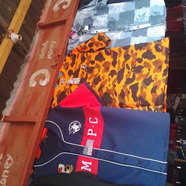 Men's jeans and T-shirts