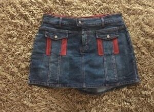 Mini-jupe en jean tendance