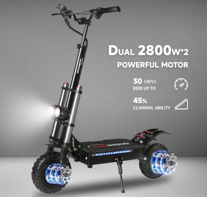 Trottinette Électrique Puissante 2800W