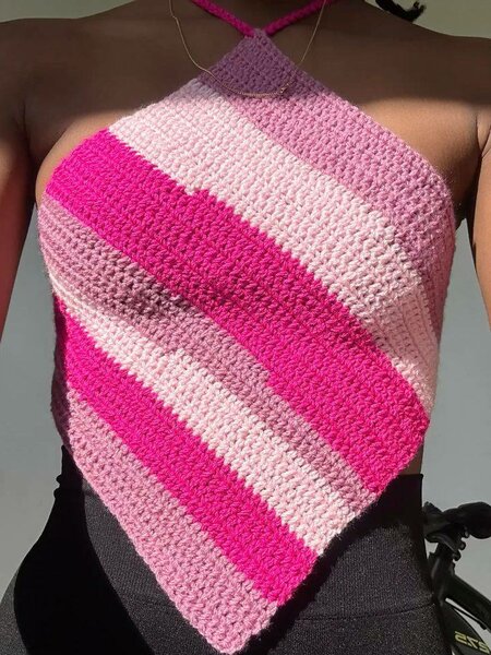 Crop top en laine